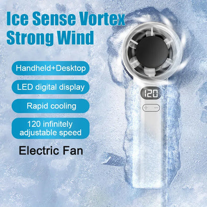 Portable Handheld Fan 120 Wind Speeds 