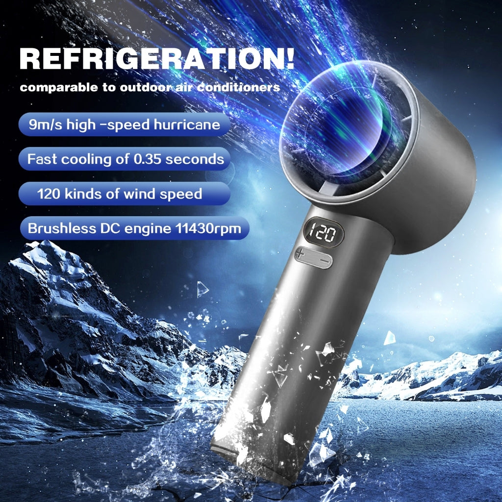 Portable Handheld Fan 120 Wind Speeds